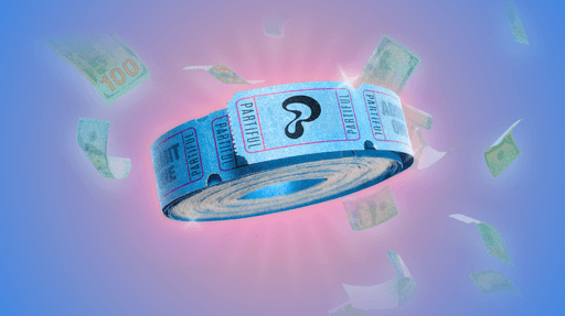 Partiful ticket roll